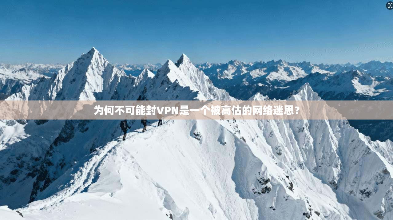 为何不可能封VPN是一个被高估的网络迷思？