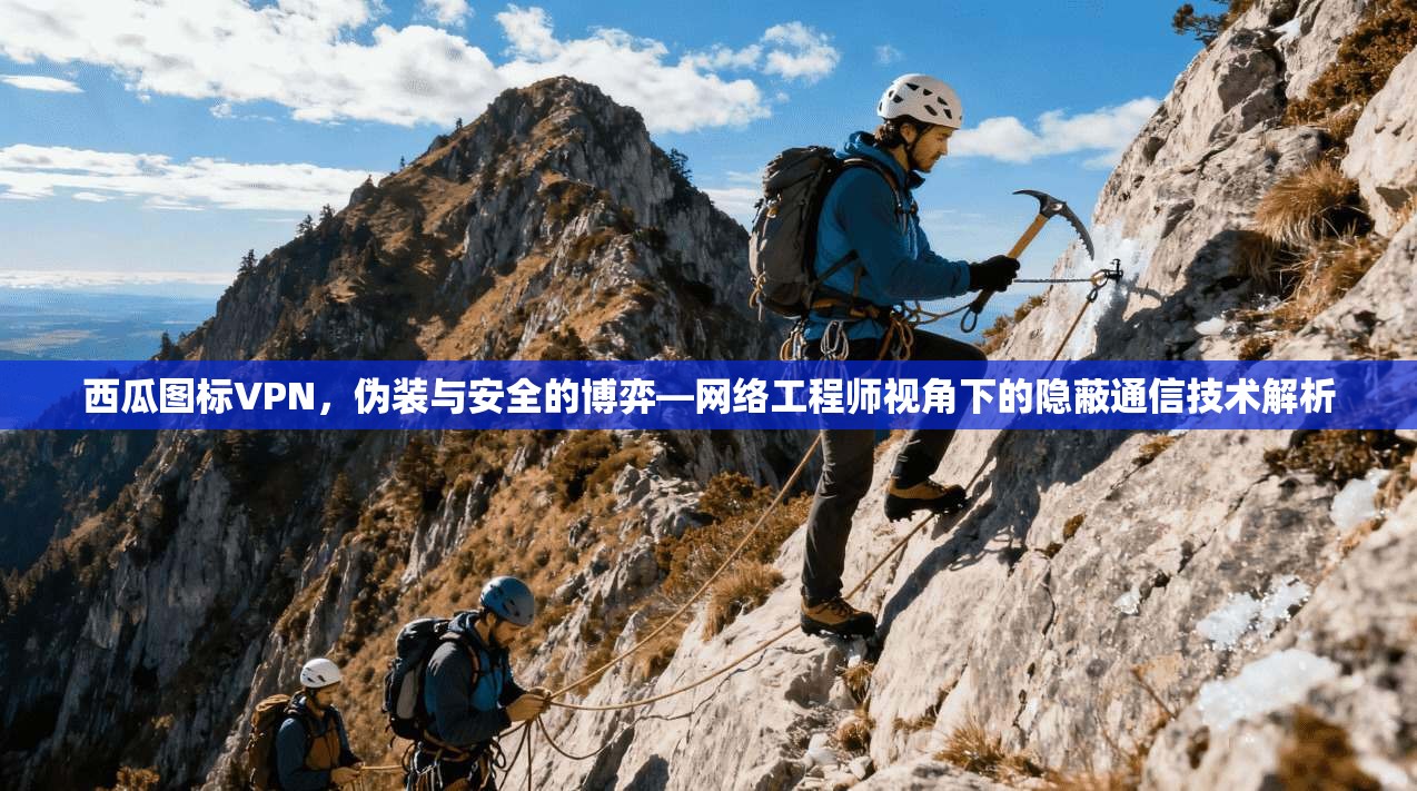 西瓜图标VPN，伪装与安全的博弈—网络工程师视角下的隐蔽通信技术解析