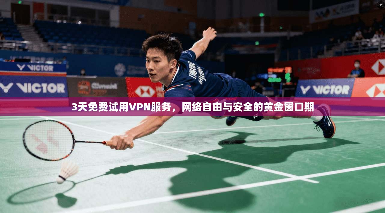 3天免费试用VPN服务，网络自由与安全的黄金窗口期