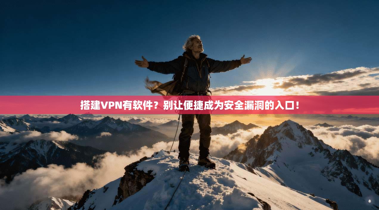 搭建VPN有软件？别让便捷成为安全漏洞的入口！