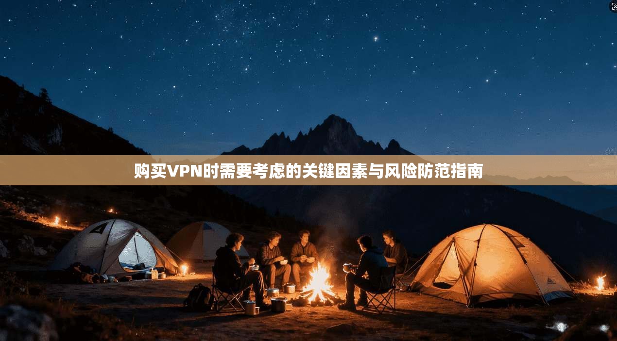 购买VPN时需要考虑的关键因素与风险防范指南