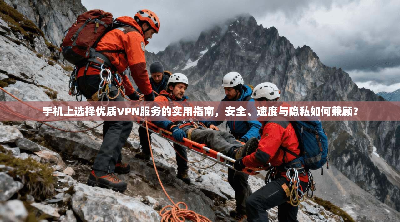 手机上选择优质VPN服务的实用指南，安全、速度与隐私如何兼顾？