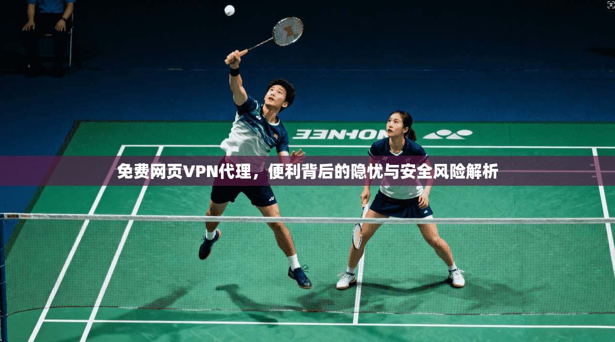 免费网页VPN代理,便利背后的隐忧与安全风险解析