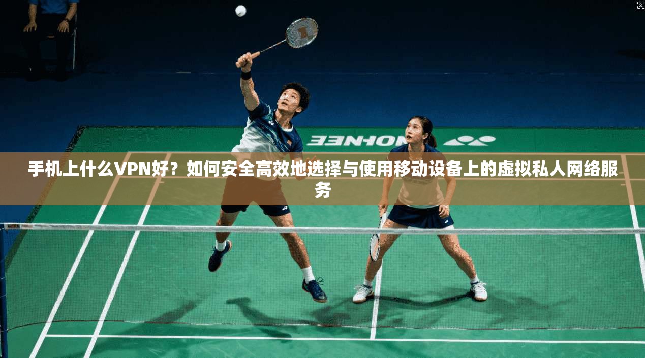 手机上什么VPN好？如何安全高效地选择与使用移动设备上的虚拟私人网络服务