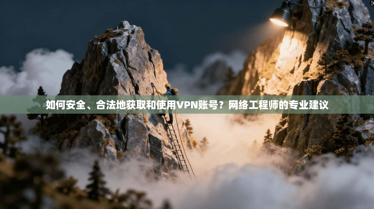 如何安全、合法地获取和使用VPN账号？网络工程师的专业建议