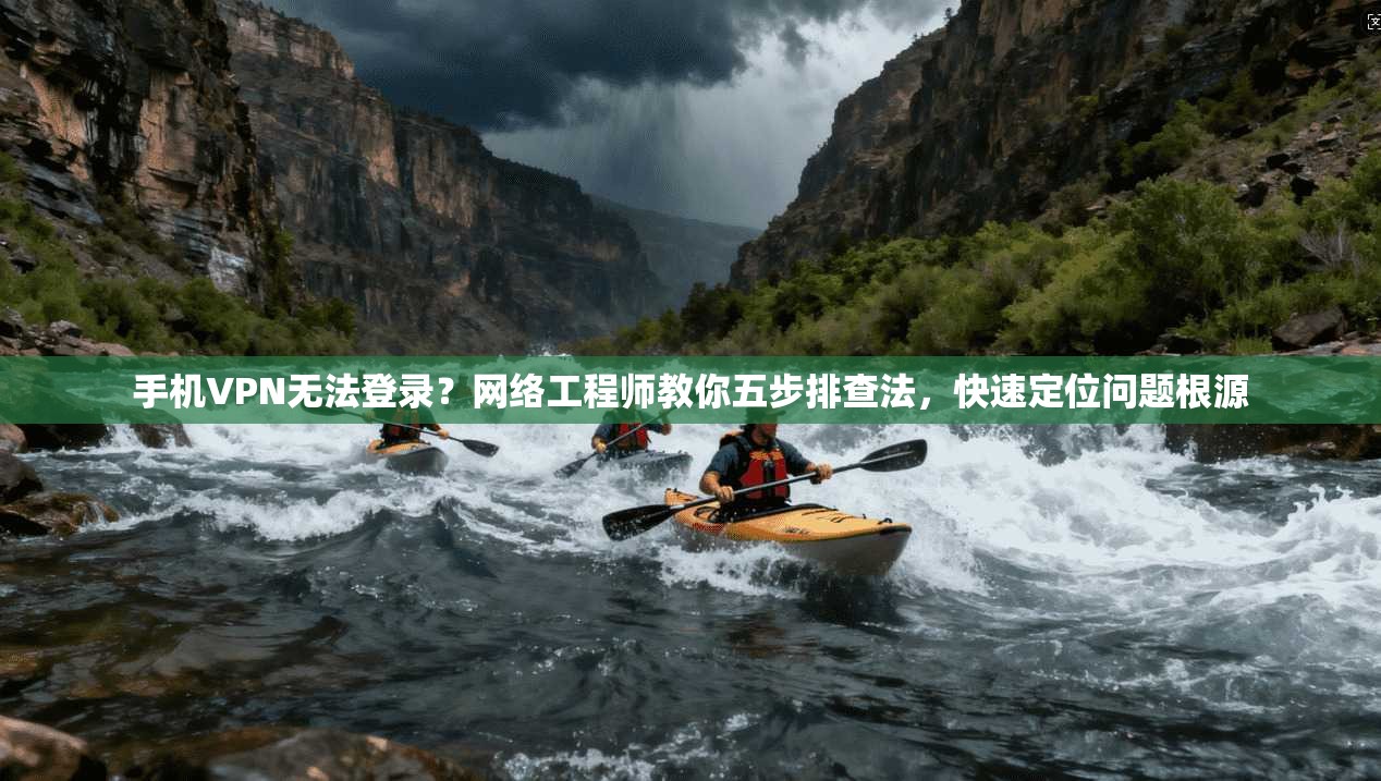 手机VPN无法登录？网络工程师教你五步排查法，快速定位问题根源