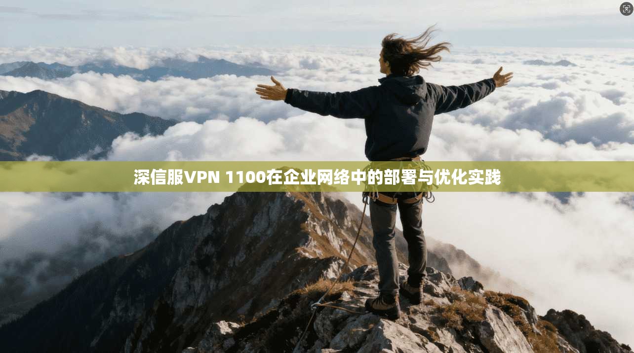 深信服VPN 1100在企业网络中的部署与优化实践