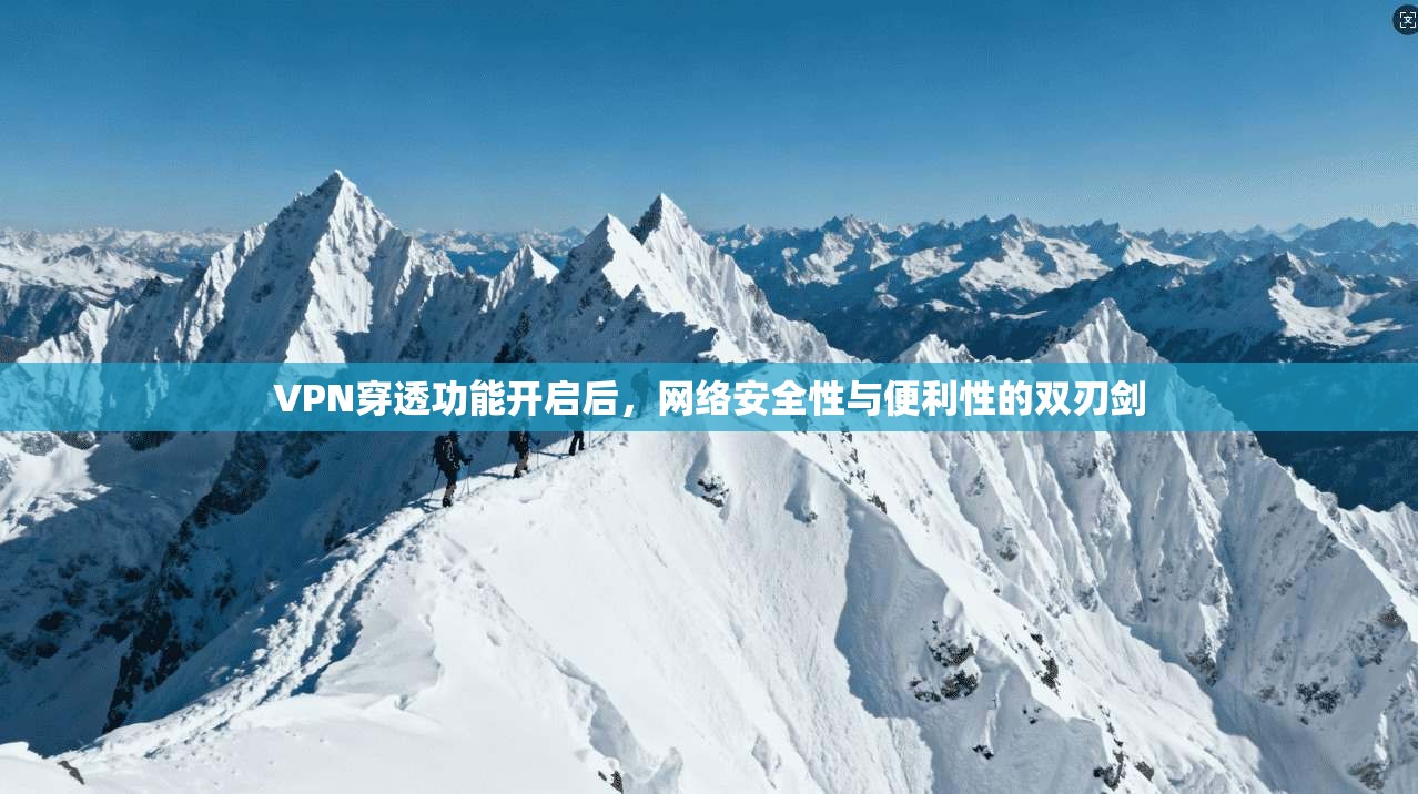 VPN穿透功能开启后,网络安全性与便利性的双刃剑