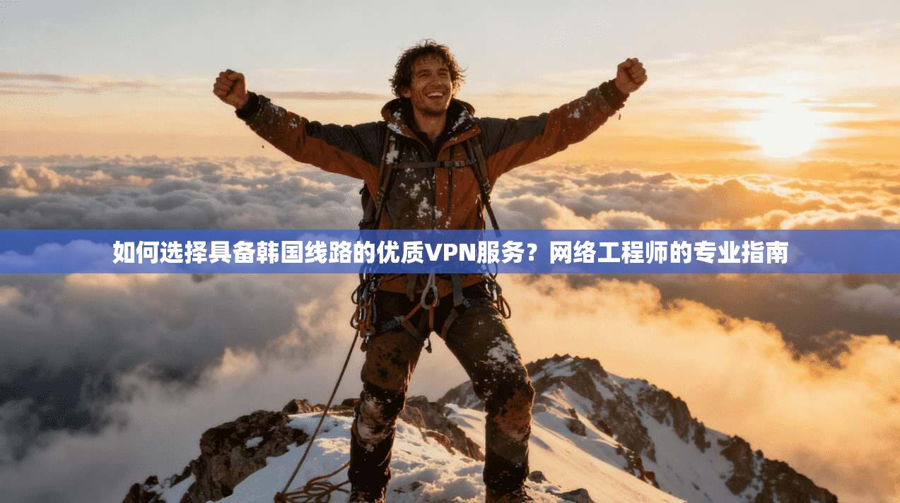 如何选择具备韩国线路的优质VPN服务？网络工程师的专业指南