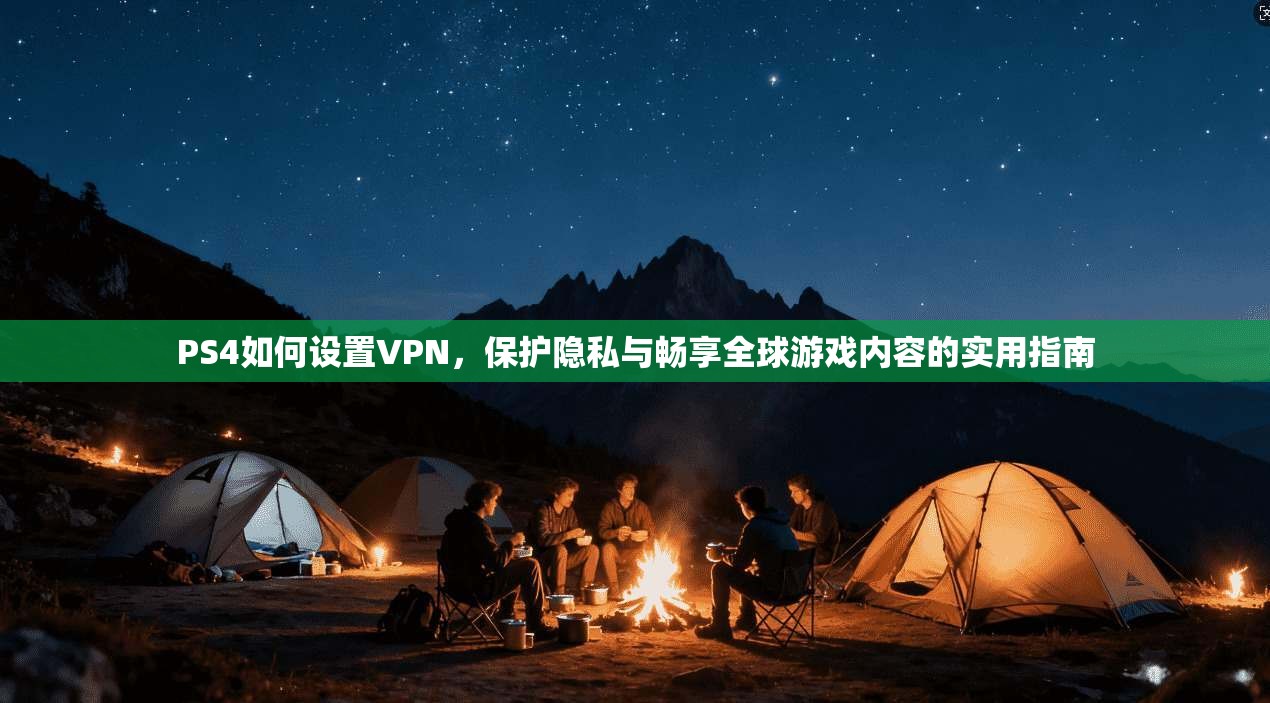 PS4如何设置VPN，保护隐私与畅享全球游戏内容的实用指南