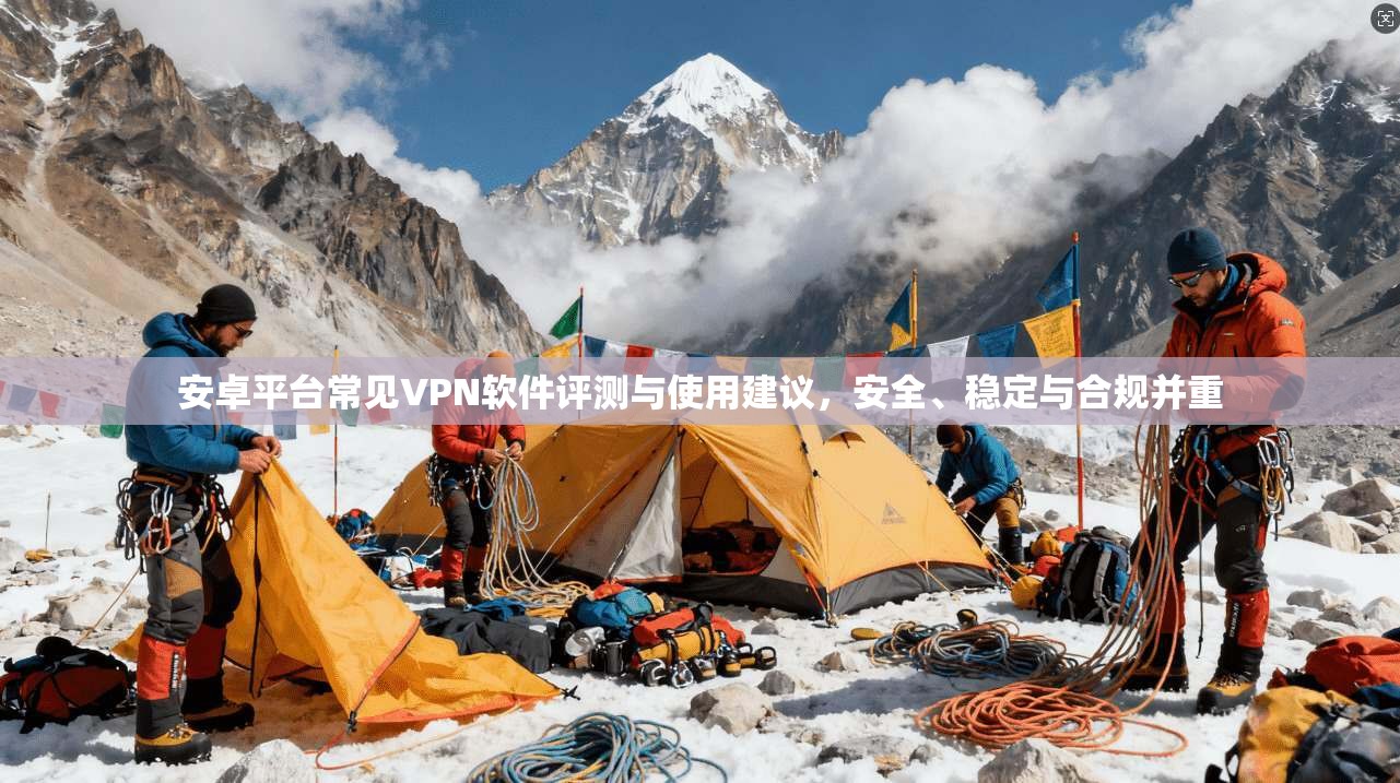 安卓平台常见VPN软件评测与使用建议,安全、稳定与合规并重
